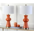 thumbnail image 2 of SAFAVIEH Lola 30 in. H Column Ceramic Table Lamp, Orange, Set of 2, 2 of 5