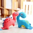 thumbnail image 3 of 4 piezas: peluches de dinosaurios, peluches de dinosaurio gordo, peluches de dinosaurios blandos, golosinas de cumpleaños (23 cm), 3 of 5