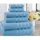 thumbnail image 2 of American Soft Linen Juego De Toallas De 6 Piezas, 100% Algodón Turco Carde, 560 G/M², Toallas Para Baño, Súper Suaves, 2 Toallas De Baño, 2 Toallas De Mano, 2 Toallitas, Color Azul Claro, 2 of 8