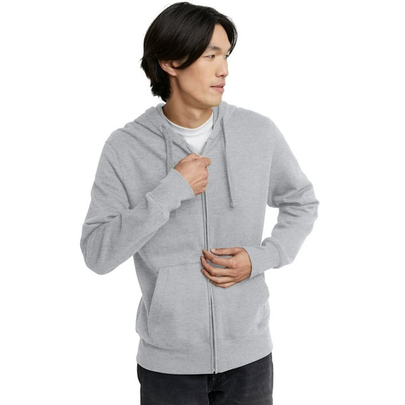 Hanes Originals Men's Fleece Full Zip Hoodie