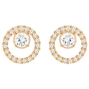 Swarovski Women's Gold Creativity Crystal Circle Stud Earrings