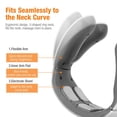 thumbnail image 4 of Electric Neck Shoulder Pulse Massager Kneading 4 Head TENS Magnetic Pulse Heating Cervical Vertebra Relax Pain Relief Massage, 4 of 9
