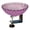 Purple, variant on Deck Rail Bird Feeder Clamp Mount Glass Bird Bath for Balcony Patio Garden