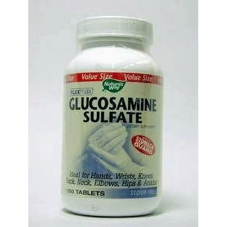 Nature's Way Flexmax Glucosamine Sulfate Tablets, Sodium-Free, 160 Ct