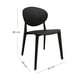 thumbnail image 2 of Ilios Innova | Set de 4 Sillas Teksi Negro de Polipropileno Reforzado con Fibra de Vidrio, Diseño Minimalista y Apilable para Comedor, Terraza, Restaurante y Cafetería, Resistentes a la Intemperie., 2 of 9