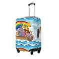 thumbnail image 2 of Naloa Rainbow Animals on Noah's Ark Elastic Suitcase Protector, Travel Suitcase Protector Cover Fits 18-32in Suitcase - Large, 2 of 9