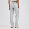 thumbnail image 3 of MASKERT Women's Hiking Pants-27" Lightweight Quick Dry Sweatpants Casual Safari Work Travel Outdoor Clothes Lilac Gray（Size XS-XXXL）, 3 of 7