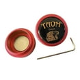 thumbnail image 1 of Langgg Porte-Craie de Queue de Billard Mini Outil Pratique en Métal Or Rouge 3.5x2.4cm, 1 of 6