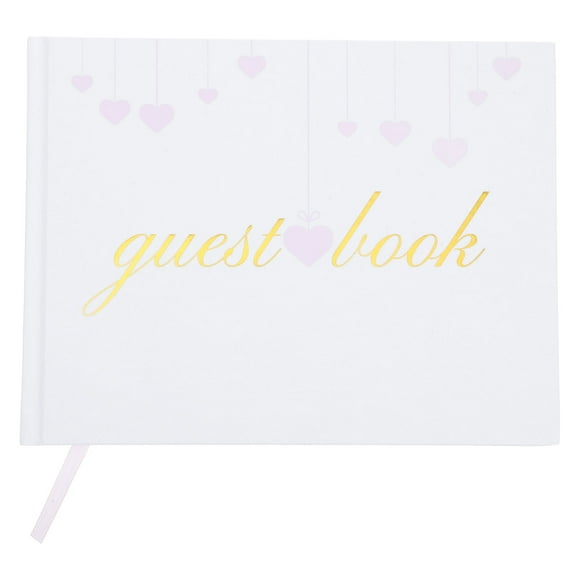 Libro de firmas de boda (DIY), para recepciones de boda, baby showers, cumpleaños, eventos especiales, graduación, álbum de fotos para letrero, tapa dura