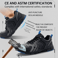 SPIEZ Composite Toe Shoes for Men Ultra Lightweight Comfortable Safety