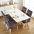 thumbnail image 2 of Set of 4 Chic Paisley Bohemian Dining Chair Covers Vintage Floral Ethnic Retro Colorful Pattern Washable Polyester Stretch Slipcovers Removable Protector for Elegant Dining Room, 2 of 6