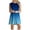 Blue, variant on IROINNID Fit&Flare Dress For Women Sleeveless Round Neckline Vest Casual Gradient Dress Strapless Gradient Dress