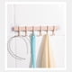 thumbnail image 5 of Colgador de Baño Wosthever ABS Montado en la Pared Sin Perforaciones 180 Grados Giratorio 6 Ganchos, 5 of 6