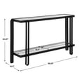 thumbnail image 3 of Uttermost Shadow Black Iron Console Table, 3 of 9