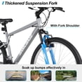 thumbnail image 4 of HILAND 26 inch Mountain Bike for Men Women, 18 Speeds High-Carbon Steel Frame, Sport Cycling MTB Bicycle for Adult, 4 of 6