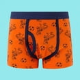 thumbnail image 5 of NIEWTR Toddler Boys Underwear Boxer Briefs Comfort with Breathable Fabric Shorts Boxer Elastic Waist(A01-Orange,4-5 Years), 5 of 6