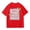Z233 Red, variant on Glisme Toddler Girls Back To School Tees Letter Print Short Sleeve Crew Neck Fall Breathable Girls T-Shirt Size 3-4 Years Black