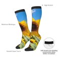 thumbnail image 4 of Sigee Sky Golden Sunflower Field B for Socks for Men Women Socks Stocking Compression Socks, 4 of 6