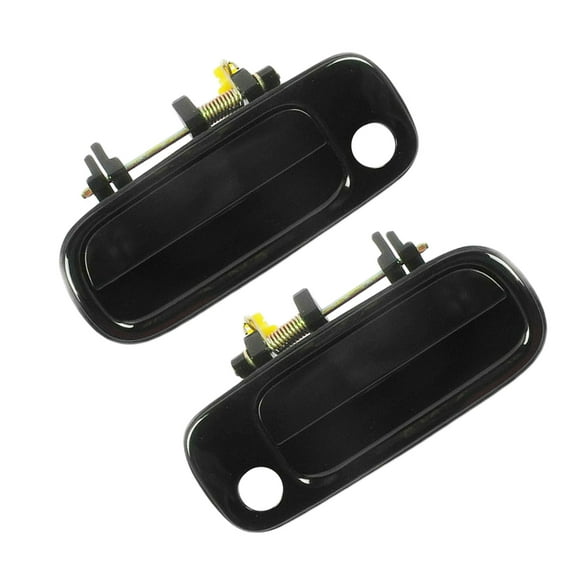 Brand New For 1992-1996 Toyota Camry Black 202 Outside Outer Door Handle Front Right and Front Left 2PCS 92 93 94 95 96