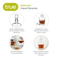 thumbnail image 4 of True Rothwell Liquor Decanter for Whiskey, Bourbon, Scotch, Home Bar, 36oz, 4 of 10