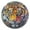 Abstract Art Oil Painting Tiger, variant on Dailycode Round Wall Clock Battery Operated Silent Non-Ticking Hanging Clock 10" Cartoon Skeleton Dancing with Star