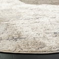 thumbnail image 3 of SAFAVIEH Spirit Annabelle Abstract Area Rug, Taupe/Ivory, 5'3" x 5'3" Round, 3 of 8