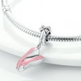 thumbnail image 7 of NARMO European 925 Sterling Silver DIY Charm Love Heart 5A Zircon fit Bracelet for Women Jewelry Gift Making, 7 of 7