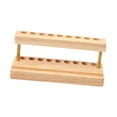 thumbnail image 2 of Portalápices, soporte de madera para brochas de maquillaje, ideal para el hogar, centro comercial y oficina., 2 of 9
