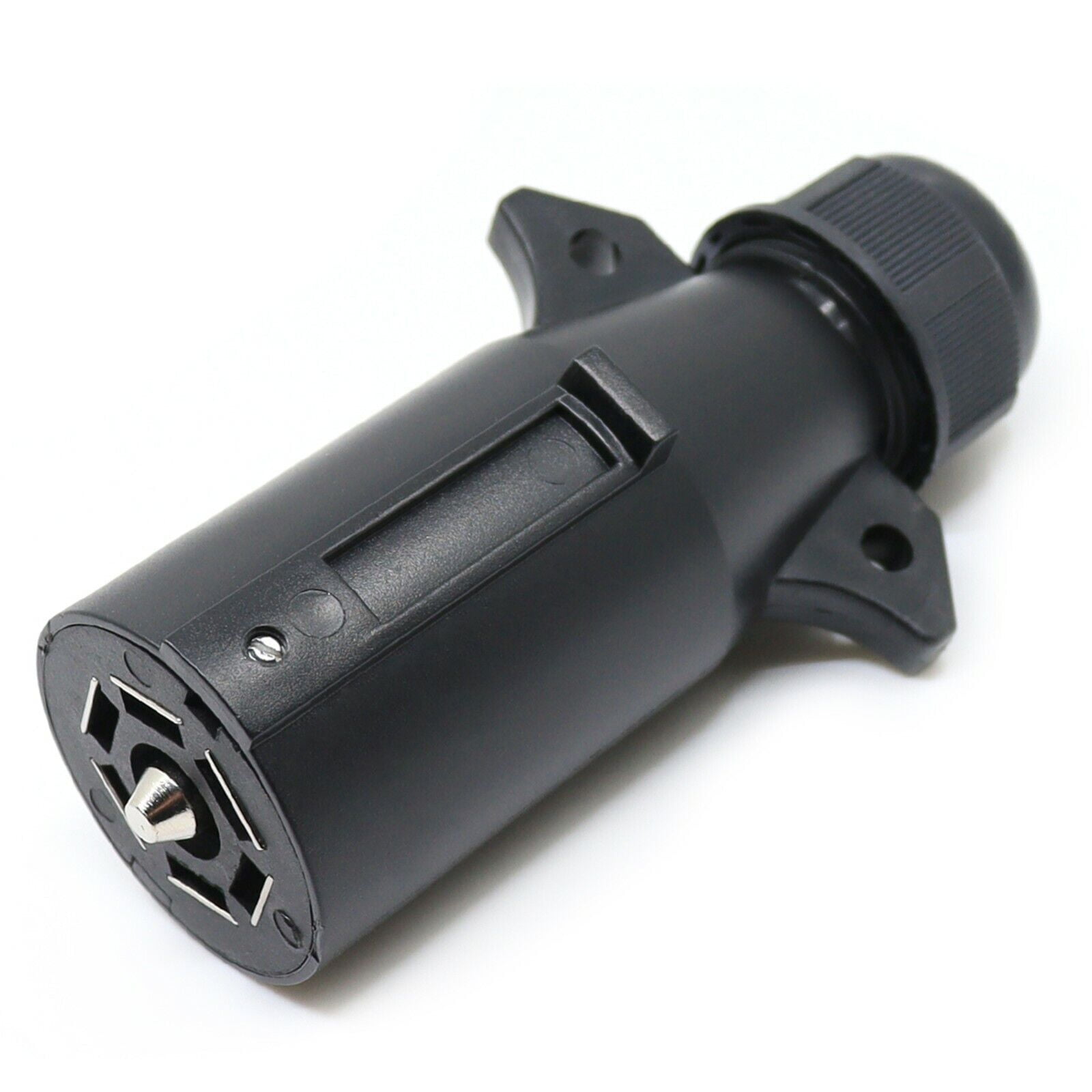 RVStyle 7 Way Round Trailer Connector 7 Pin Trailer Wiring Adapter Plug