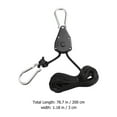 thumbnail image 2 of 4pcs 1/8 pulgadas perchas de clip de cuerda ajustable para trabajo pesado crecen perchas de cuerda livianas, 2 of 5