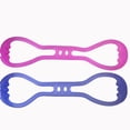 thumbnail image 6 of Ettsollp 8 Shaped Elastic Fitness Exercise Yoga Stretching Training Rope Resistance Band-Pink, 6 of 7