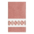 thumbnail image 2 of Authentic Hotel and Spa Turkish Cotton Diamonds Embroidered Tea Rose Bath Towel, 2 of 3