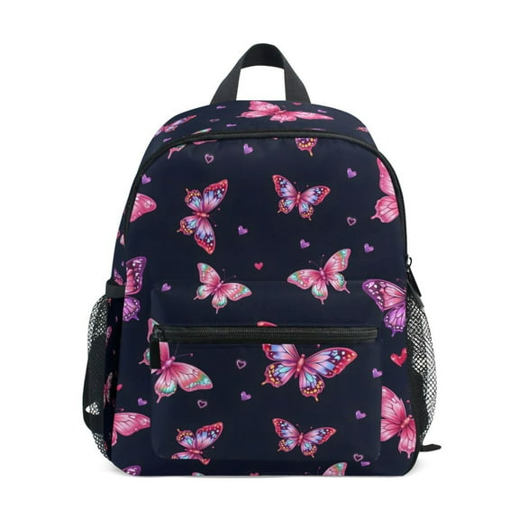 ALAZA Butterfly Sparkling School Backpack Small Bookbag Mini Bags