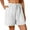 White, variant on Swim Shorts for Women Swimwear Ripped Shorts Women Cargo Shorts Women Women Casual Solid High Waist Cotton And Linen Women S Hats for Short Hair Dress Women plus Size Short Plaid Pajama Shorts Women