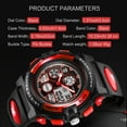 thumbnail image 5 of Digital Sport Watch for Age 5-12, Waterproof Outdoor Watches Analog Wrist Watches with Alarm Stopwatch for Age 5-12 Christmas Birthday Gift, 5 of 7
