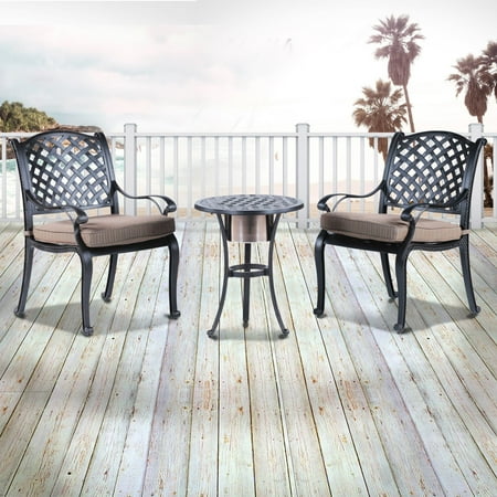 Gathercraft Yorkshire 3pc Bistro Set 21 Ice Bucket Table Departments