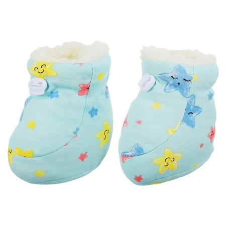 

Hemoton 1 Pair Infant Slippers Socks Booties Baby First Walker Shoes Newborn Warm Shoes