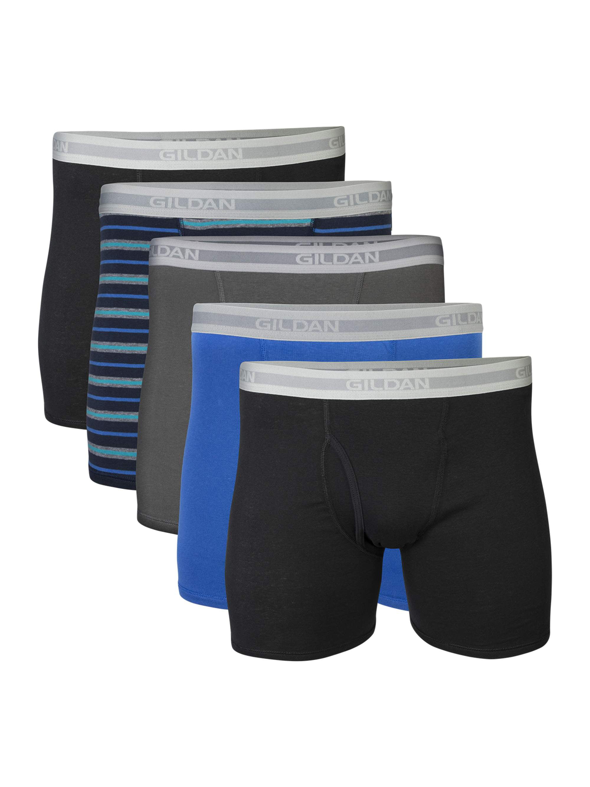 Mens 2-Pack Boxer Briefs Polyester Underwear Trunk Underwear with Reading Sloth Design