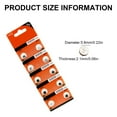 thumbnail image 5 of Tizuqe AG0/ LR69/SR52 Watch Battery Button Coin Cell Battery for Daily Use Power Supply, 5 of 8