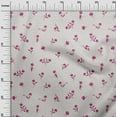 thumbnail image 3 of oneOone Cotton Jersey Light Pink Fabric Floral Floral Silhouette With Texture Craft Projects Decor Fabric Printed By The Yard 58 Inch Wide, 3 of 4