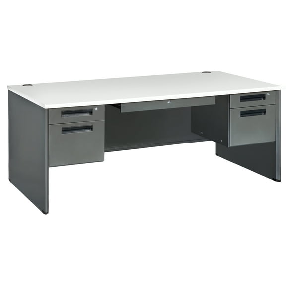OFM Executive 72" x 36.25" Computer Desk in Gray Nebula