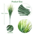 thumbnail image 4 of TETOU 4Pcs Artificial Plants Spring Grass Outdoor Plastic Plants Garden Decor, 4 of 6