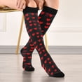 thumbnail image 5 of joogoo Hearts Valentine's Day Socks Women Men Knee High Sock, 5 of 8