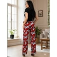 thumbnail image 3 of PANTALONES RELAJADOS PARA MUJER DE DISEÑO UNICO WIDE LEGS DE CINTURA ALTA, 3 of 9