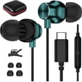 thumbnail image 2 of NSKBBM-USB C Headphone Wired Earbuds for Samsung S26 Ultra S25 FE S23 A17 A16 A36 A37 A57 In-Ear Noise Isolation Type C Earphone with Microphone for iPad 10 for iPhone 17 Pro Max 17e 16e 16 15 Pixel, 2 of 4