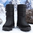 thumbnail image 4 of EKVAHL Women's Orthopedic Snow Boots, Waterproof Mid‑Calf Lined Cold Weather Outdoor Boots, Non‑Slip Trekking Winter Casual Boots Black, 4 of 6