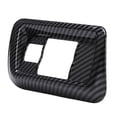 thumbnail image 4 of Car Interior Headlight Switch Trim Carbon Fiber Style Back Adhesive Replacement for Highlander 2022+ LHD, 4 of 5