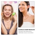 thumbnail image 3 of ADDHAT 1Ud Choker Necklace Dorado Con Borla Y Práctico Para Looks Modernos, 3 of 7