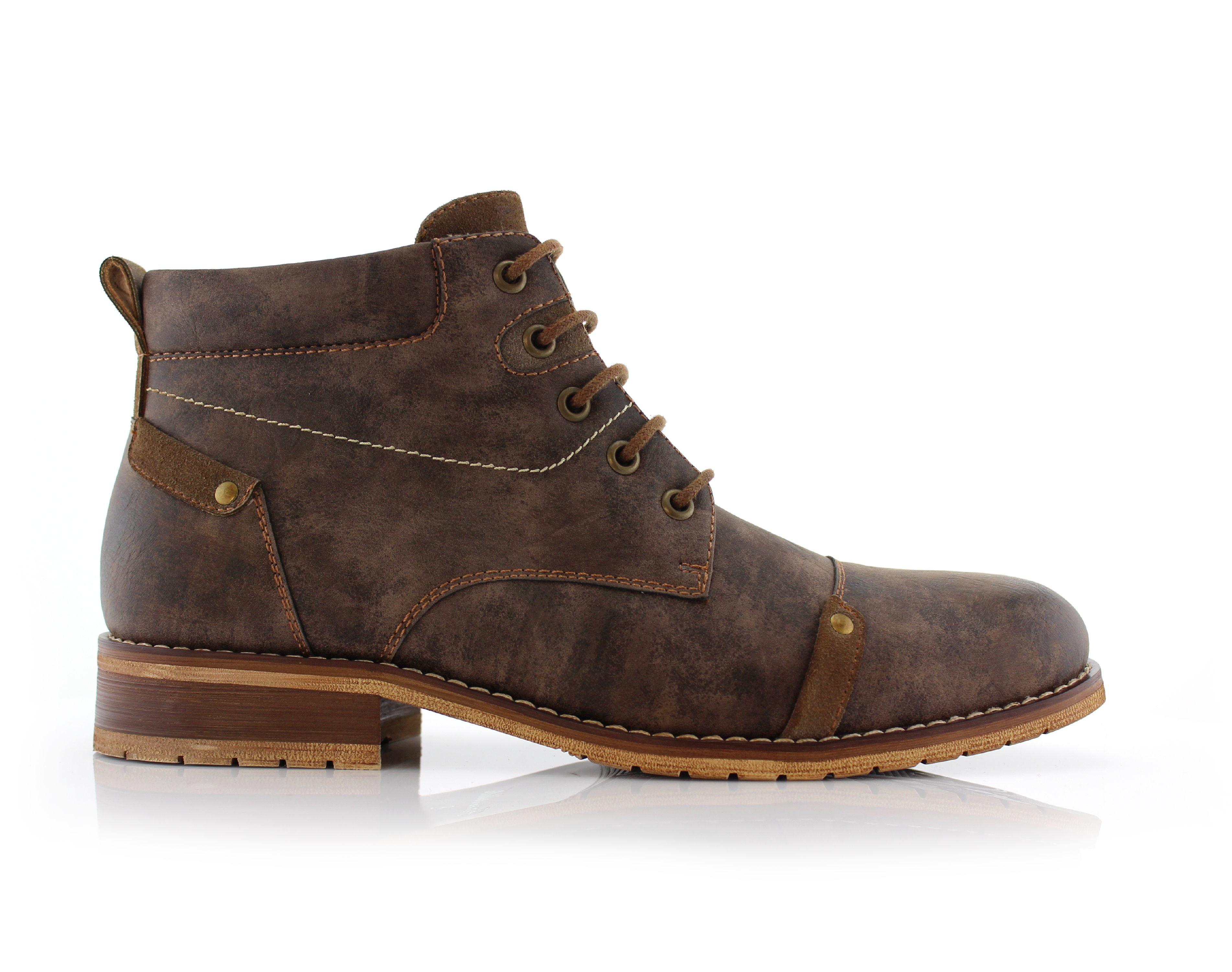 Ferro Aldo Colin MFA806033 Mens Stylish Mid Top Boots for Work Or Casual Wear