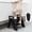 Black, variant on Wooden 2 Step Stool For Bathroom Foldable 2-step Toilet Potty Stepping Kitchen Bedroom